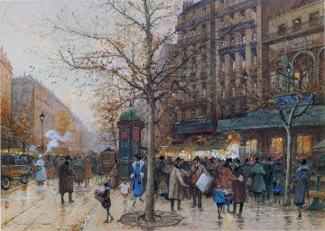 パリのシーン 12 ユージーン・ガリアン Oil Paintings
